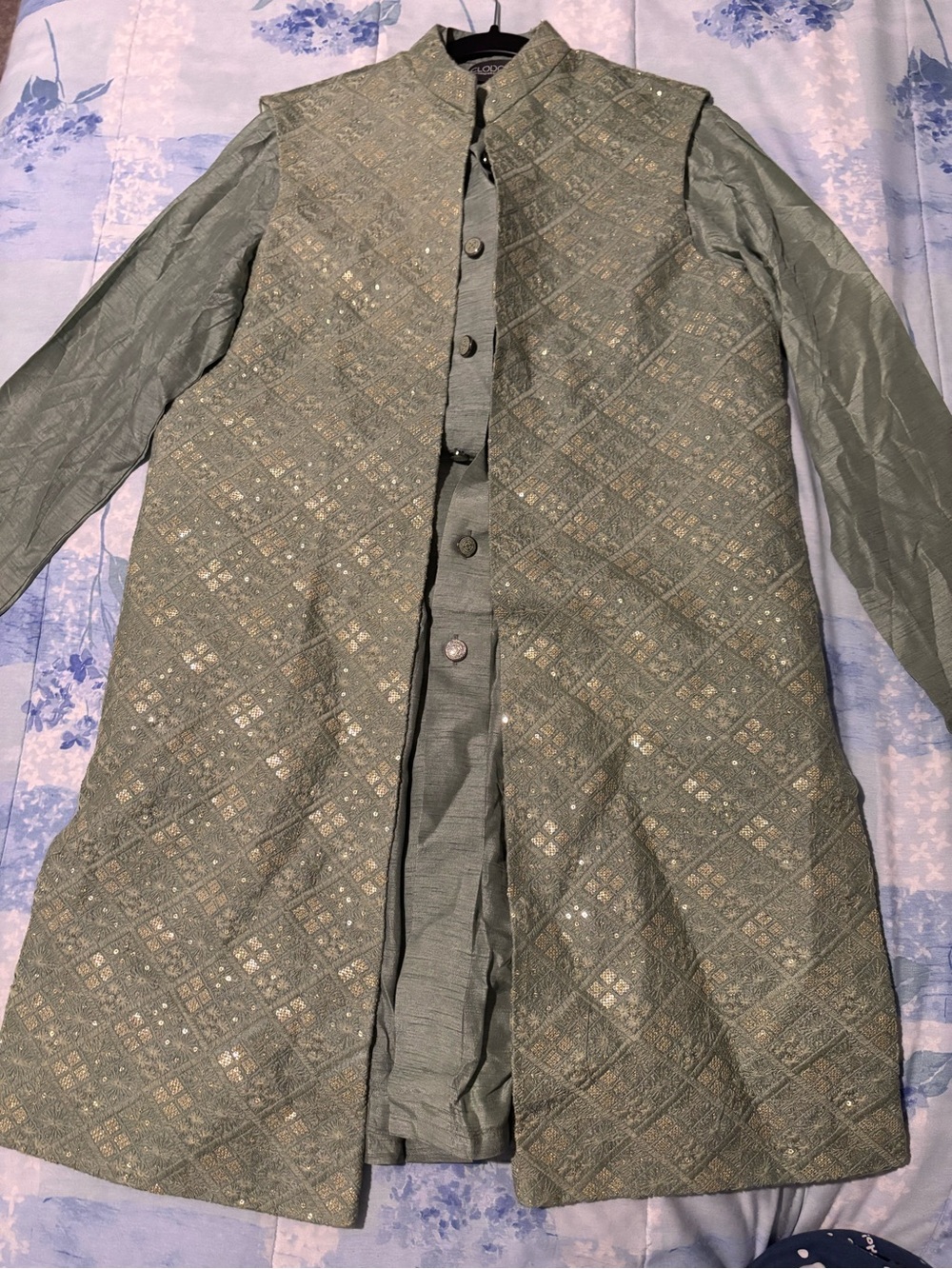 Sage Green 3-piece Kurta Set